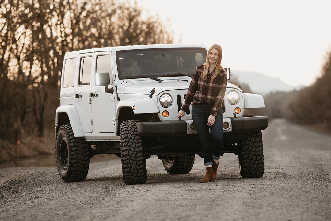 Jeep with window tinting